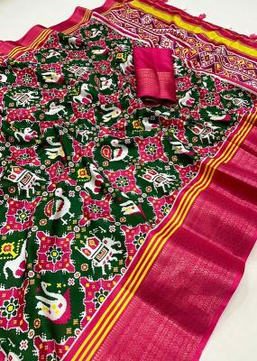 Vastrangan double ikkat patola saree womens wholesale clothing